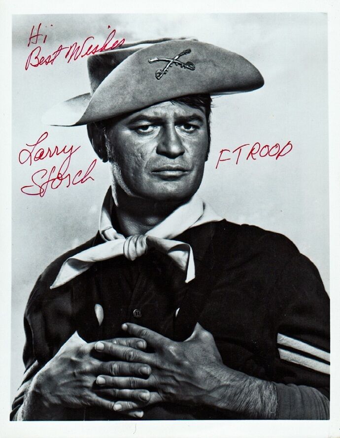 LARRY STORCH Signed Photo Poster painting - F TROOP