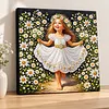 Flower Girl-Diamond Painting Pearl Art Kit(30X30cm)
