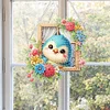 Photo Frame Blue Bird - 5D DIY Pendant