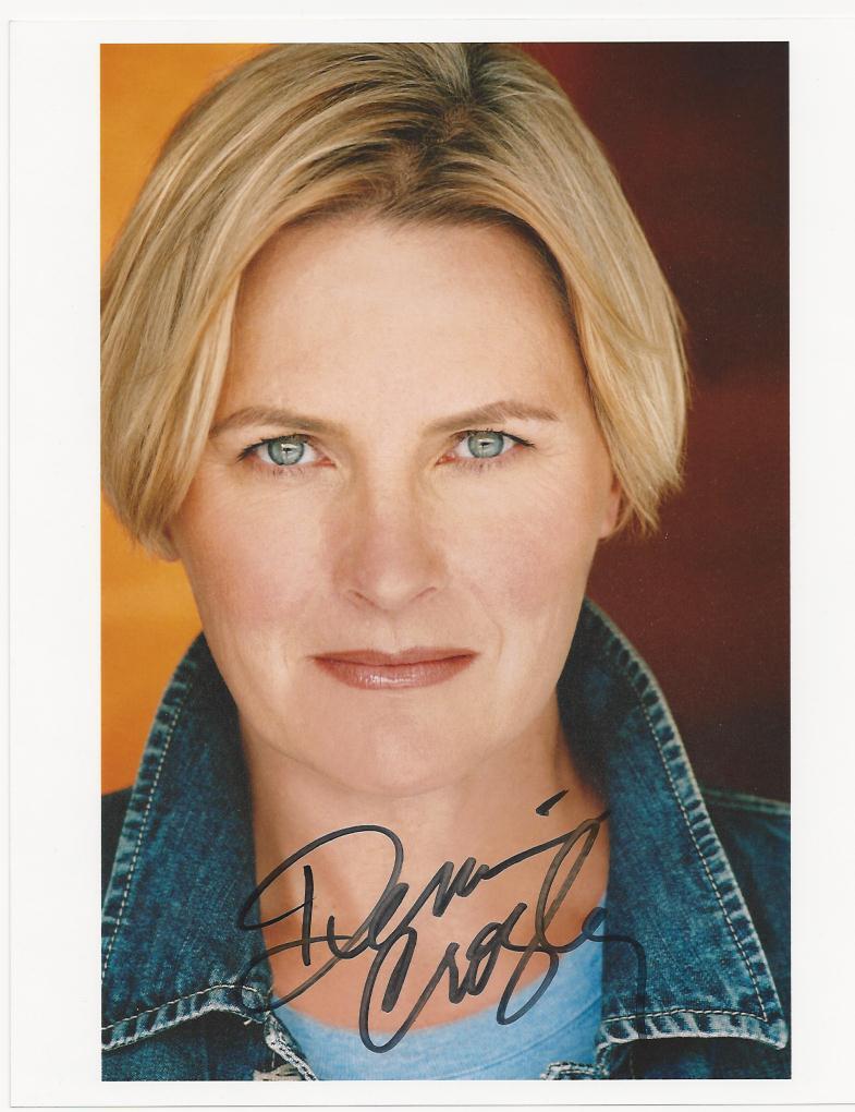 Denise Crosby signed Photo Poster painting