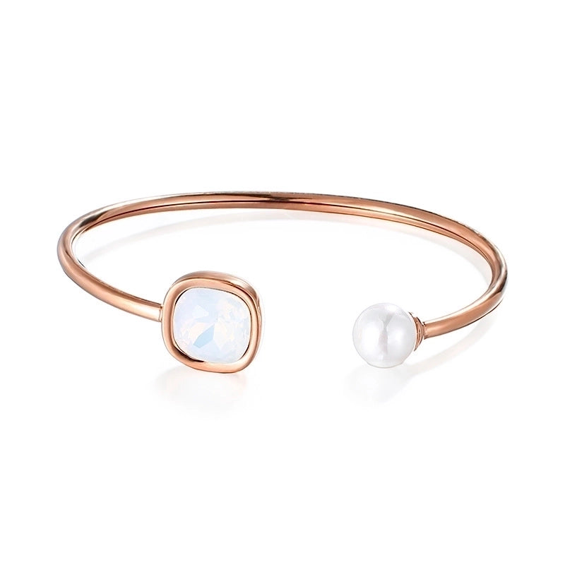 Geometric Titanium Steel 18K Gold Plated In Bulk