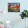 Country House-Full Round Diamond Painting 40*30CM