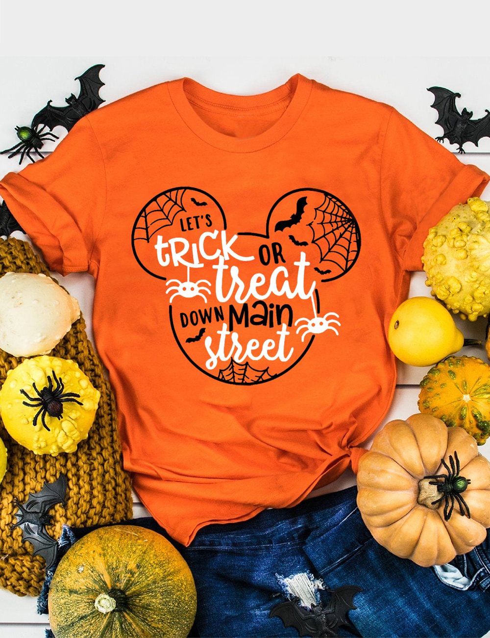 Trick Or Treat Down Main Street Halloween T-Shirt