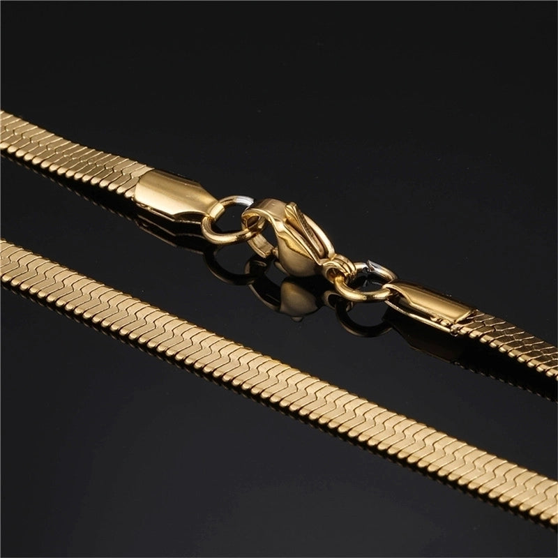 Casual Elegant Minimalist Geometric 304 Stainless Steel 18K Gold Plated Necklace