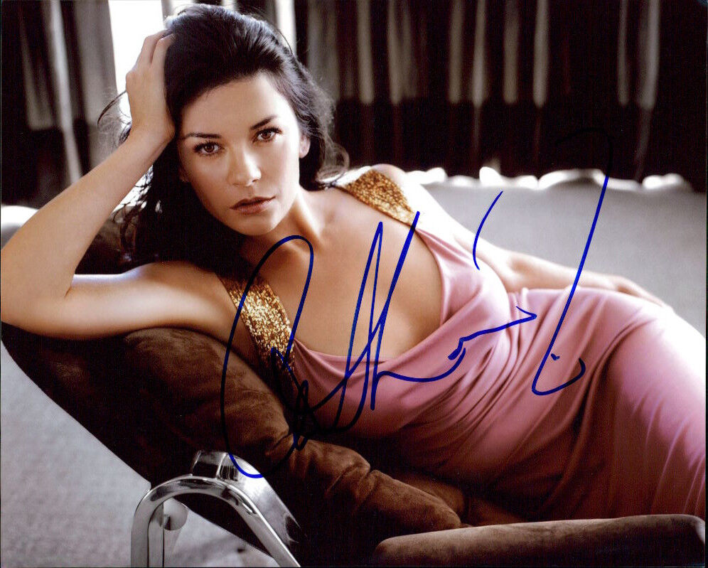 Catherine Zeta-Jones signed authentic 8x10 Photo Poster painting COA