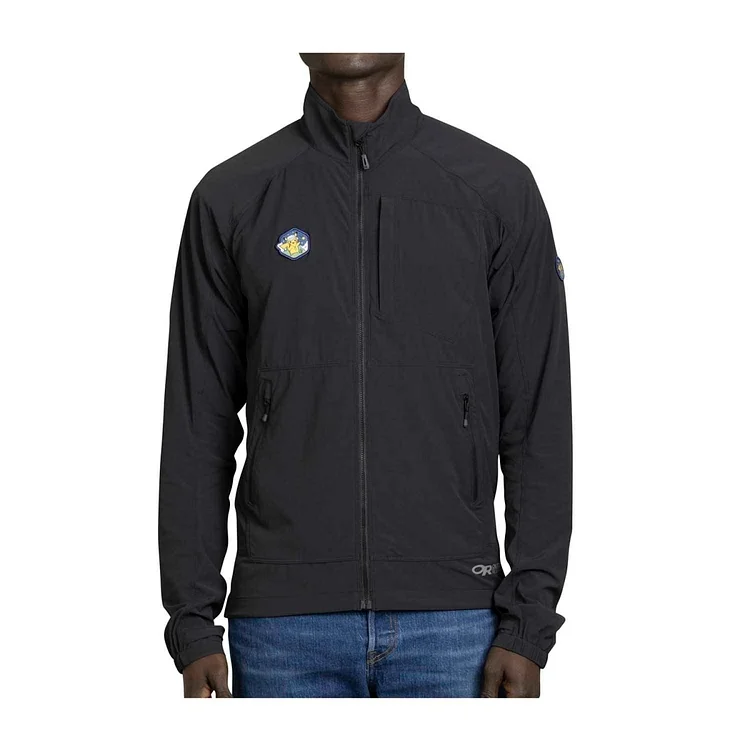 Outdoors with Pokémon Ferrosi Black Lightweight Jacket by Outdoor Research - Men