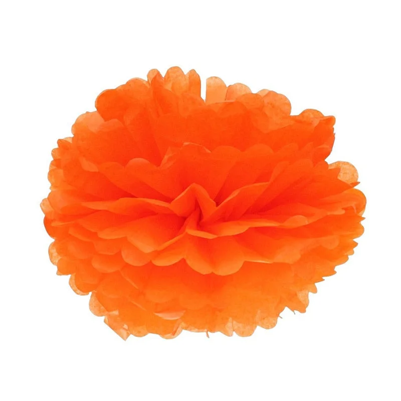 5pcs Tissue Paper Pompoms Wedding Decorative Paper Flowers Ball Baby Shower Birthday Party Decoration paper pom poms