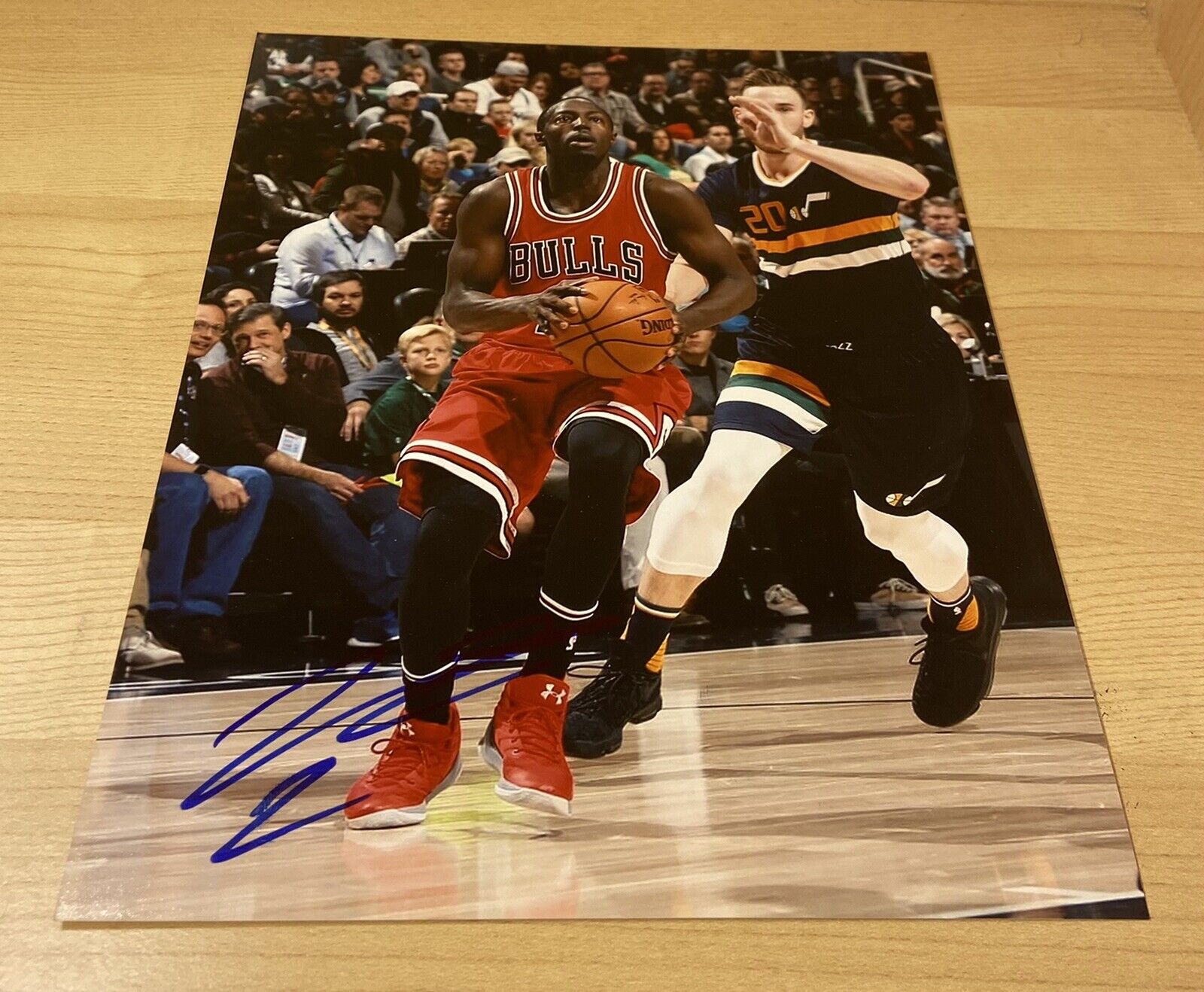 Jerami Grant Chicago Bulls Pistons Autographed Signed 8X10 Photo Poster painting W/COA