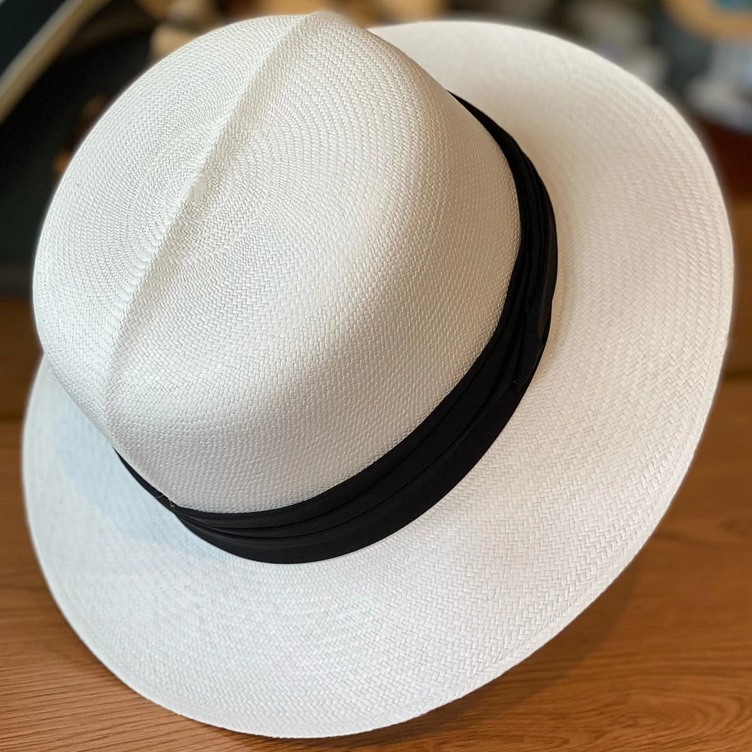 【Summer-Sale】 ! 🌿Can be rolls up for packing -Handmade Panama Hat-Optimo Fino