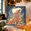 DIY Special Shape Pearl Painting Art - Christmas stocking