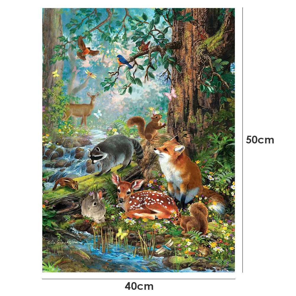 Animal World - Paint By Number(40*50cm)