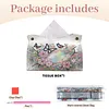 Rainbow Butterfly DIY PULeather Diamond Painting Tissue Box for Adults Beginners Gem Art Painting Napkin Holder for Living Room Bedroom Bathroom Table Decor