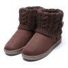 Women's Knitted Short Boots Warm Snow Boots