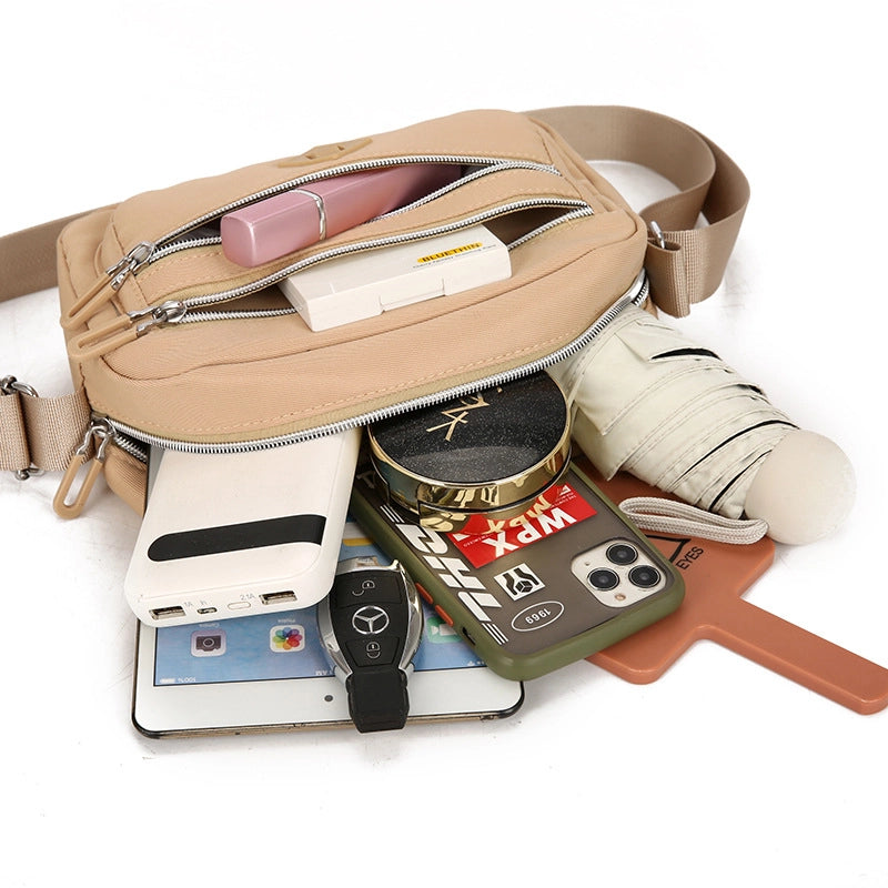 Multi-layer Women’s Bag New Fashion Shoulder Bag Women’s Crossbody Bag Middle-aged And Elderly Mother’s Bag Business Buying Small Shoulder Bag