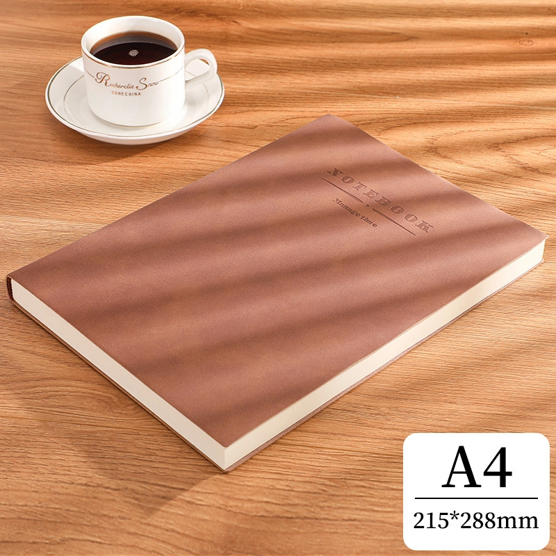 Large A4 Soft Lambskin A5 Simple Student Horizontal Line Notebook Business Thickened B5 Notepad Office Cultural Notepad