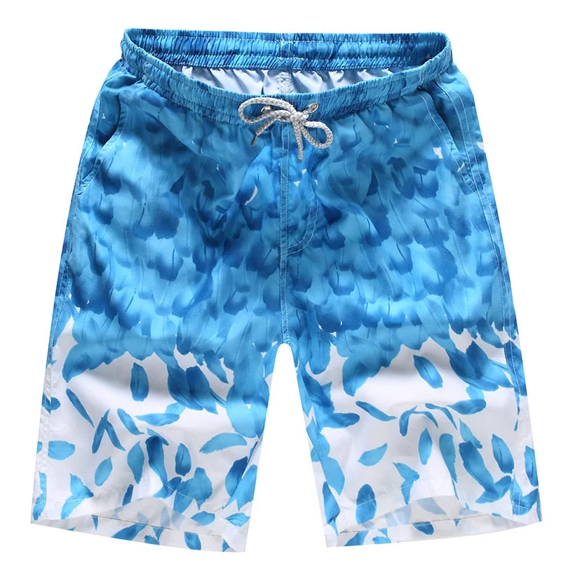 Mens Shorts 2018 Summer Waterproof Quick Drying Short Men Bermuda Casual Shorts Men Solid Polyester Men Short Homme Boardshorts