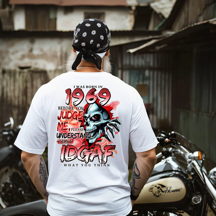 Understand That IDGAF What You Think , Fashion Full Colors,  Gen X & Boomer Custom Year Of Birth T shirt, Cotton T Shirt