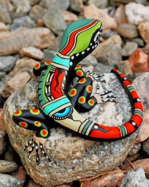 

Colorful Chameleons – Paint By Numbers - 40*50CM, 501 Original