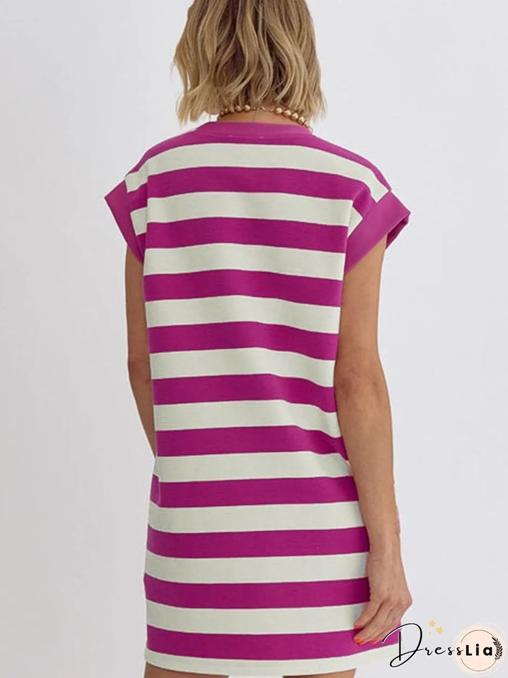 Cute Striped Mini Dress
