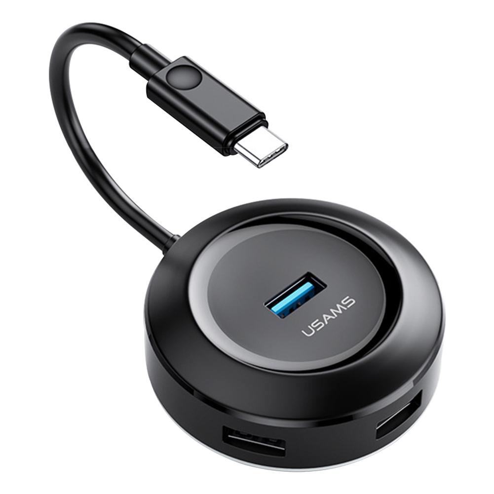 

USAMS 4 Ports USB HUB Converter USB3.0 USB2.0 Extension Adapter, 501 Original