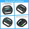 2Pcs Racing Steering Wheels for Nintendo for Switch 2 Controller Handle Grips