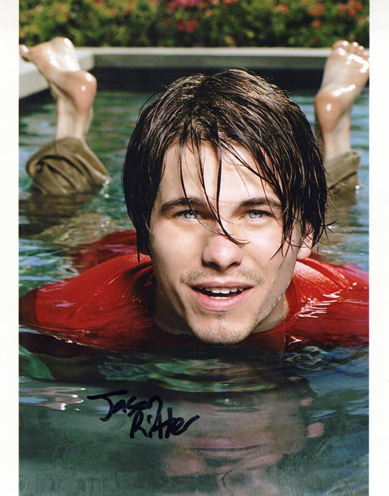 Jason Ritter head shot autographed Photo Poster painting signed 8x10 #1