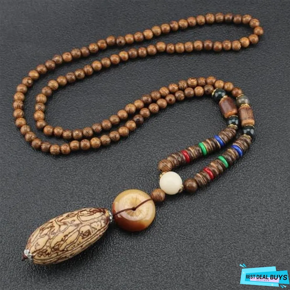 Ethnic Fish Horn Long Statement Men Womens Jewelry
