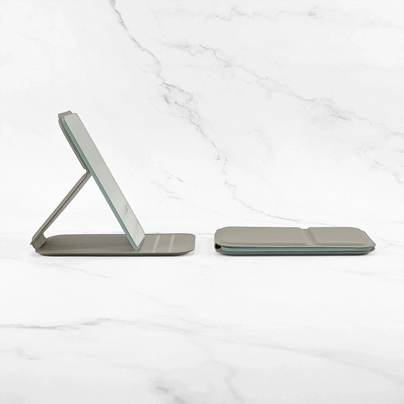 Casual Solid Color Hp Pvc Pu Leather Mirror 1 Piece