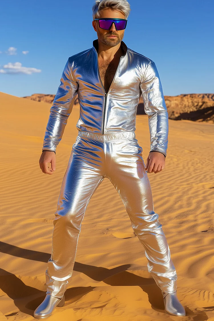 Mens silver jumpsuit online