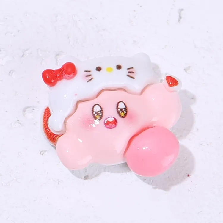 Mini Pink Baby Flat Back Charm