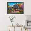 Diamond Painting-DIY Full Round Drill Rural House(70*50 CM)