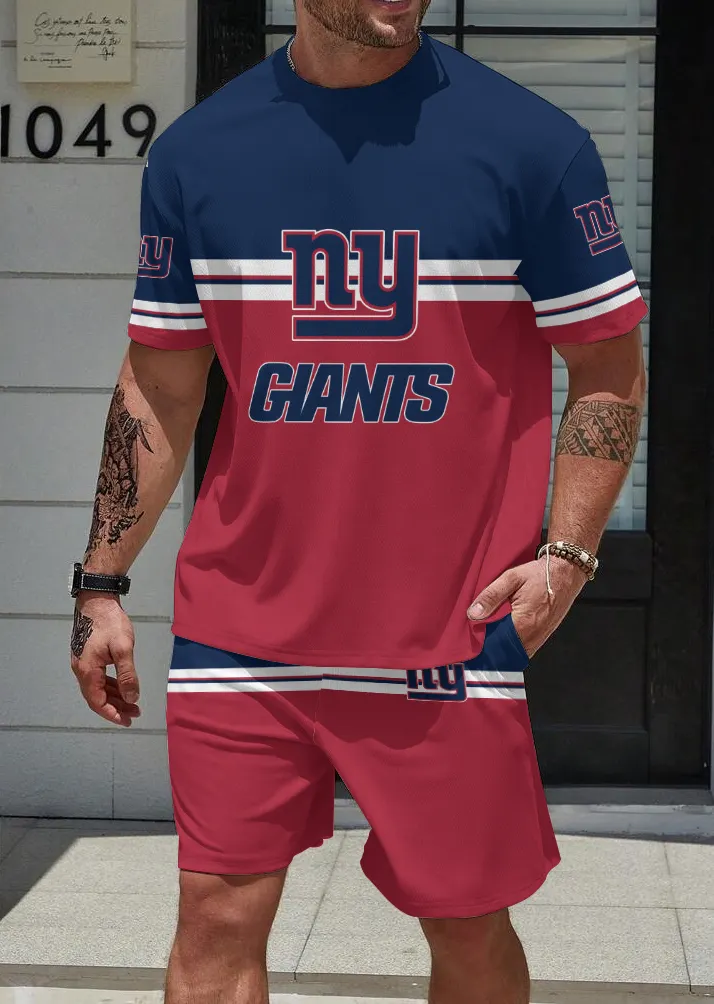 New York Giants Limited Edition Top And Shorts Two-Piece Suits