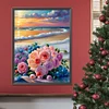 Diamond Painting -DIY Round Drill Seaside Bouquet