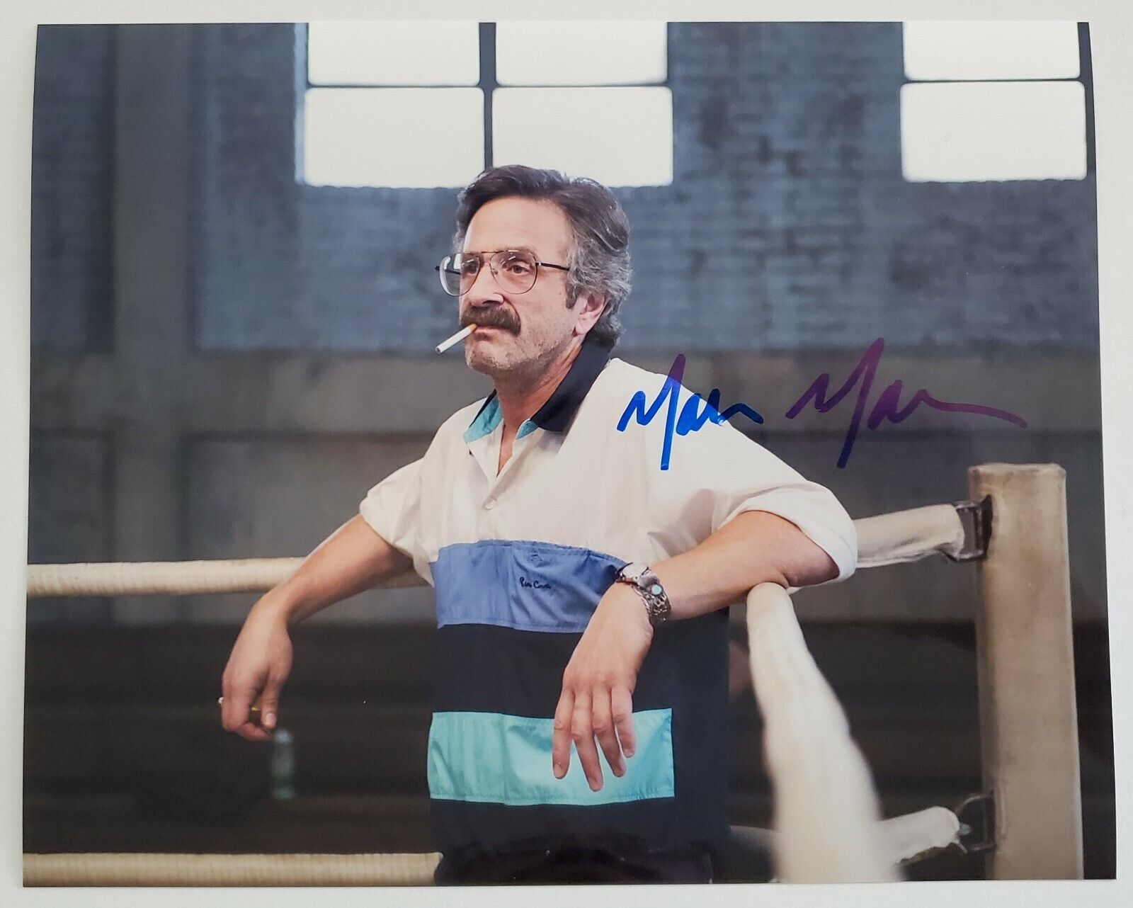 Marc Maron Signed GLOW 8x10 Metallic Photo Poster painting WWE Netflix Stand Up Comedian RAD