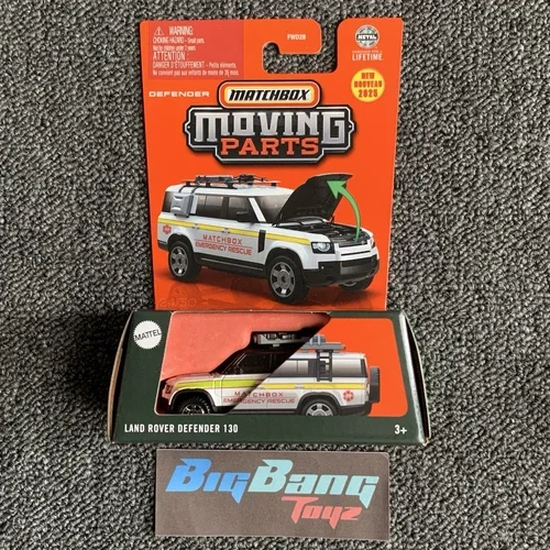 Dronehint Matchbox Land Rover Defender 130 Medic #24 Moving Parts 2025 (In-Stock) New Toy