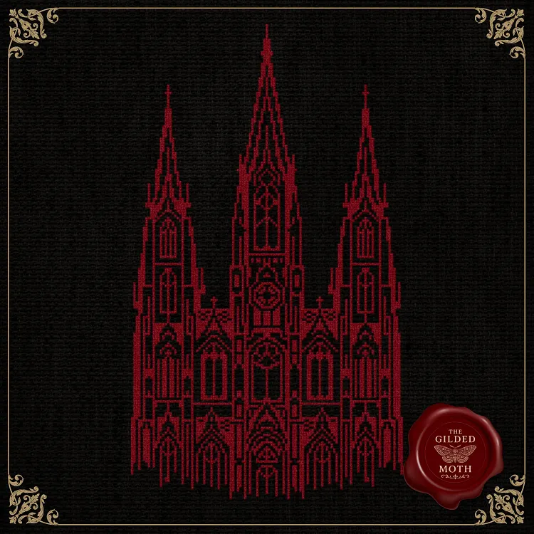 Grand Gothic Cathedral Cross Stitch Pattern | Dark Historical Digital PDF