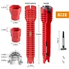 Multifunctional sink wrench eight-in-one bathroom special wash basin faucet water pipe loosening artifact installation tool