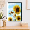 Sunflower Cat -11CT Stamped Cross Stitch Kit(36*46cm)