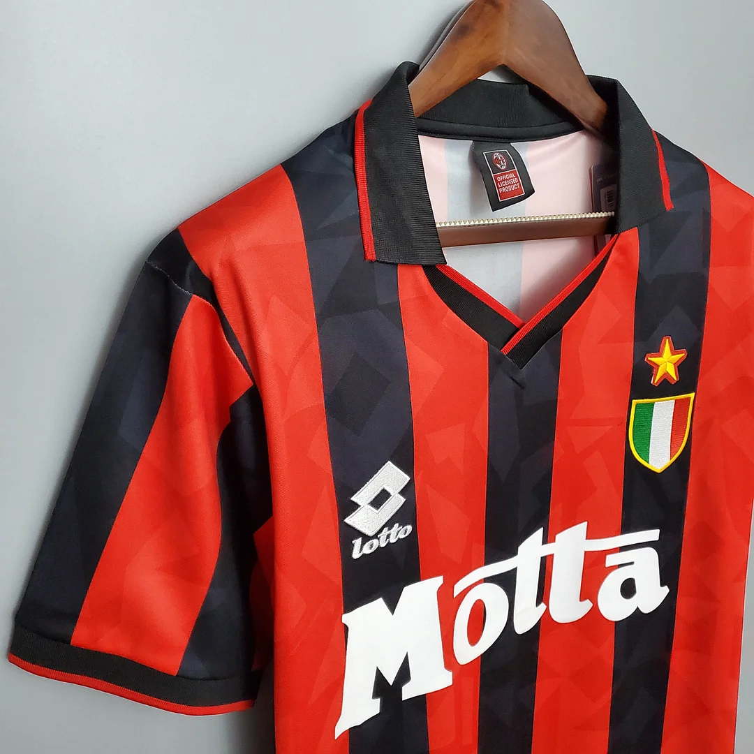 1993/1994 Retro AC Milan Home Football Shirt 1:1 Thai Quality