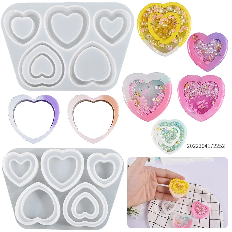 Heart Resin Shaker Mold