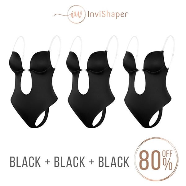 InviShaper Plunge Backless Body Shaper Bra