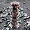 7 in 1 Metal Spin Dice, Metal DND Spin Dice - Unique Tabletop RPG Accessory, Fidget Gadget and Gift for Dungeon Masters and Gamers