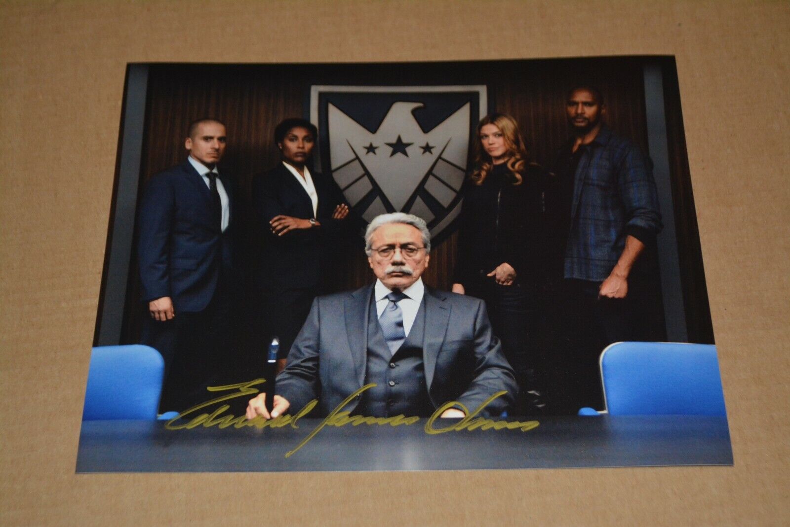 EDWARD JAMES OLMOS signed autograph In Person 8x10 20x25 cm AGENTS OF SHIELD