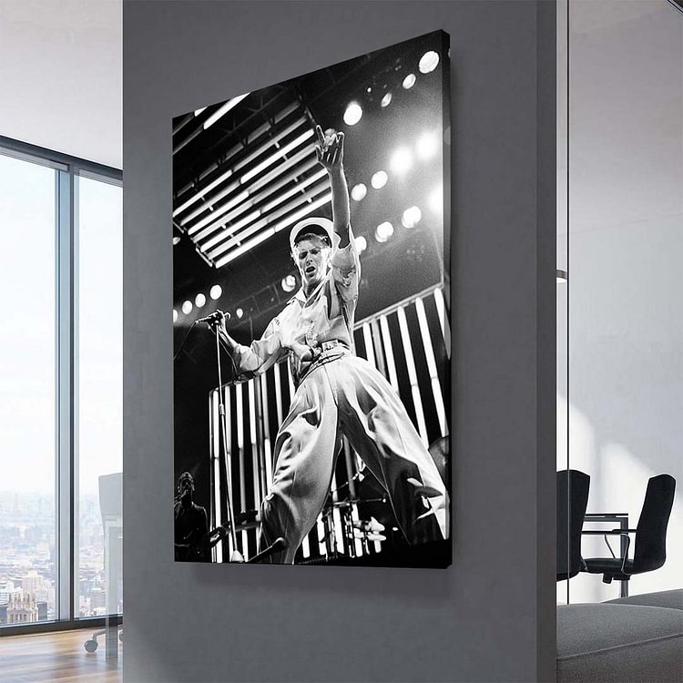 David Bowie Just Watch Me Now Canvas Wall Art