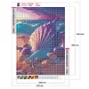 Diamond Painting-DIY Full Round Drill Beach Scenery