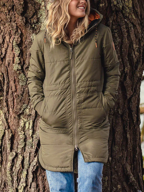 Solid color casual outdoor cold-proof women's cotton clothing