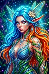 Luxury AB Velvet Diamond Painting Kit - Fairy