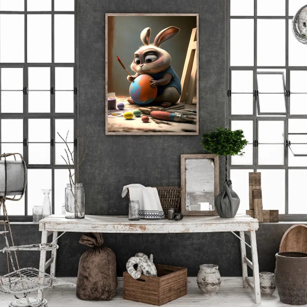 DIY Paint By Number 30*40cm - Easter Bunny