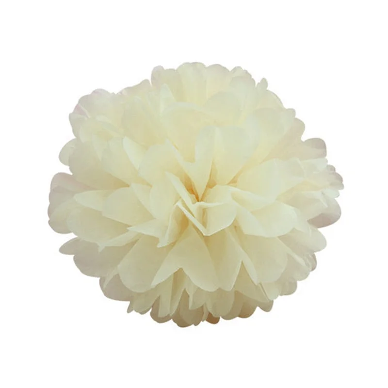 5pcs Tissue Paper Pompoms Wedding Decorative Paper Flowers Ball Baby Shower Birthday Party Decoration paper pom poms