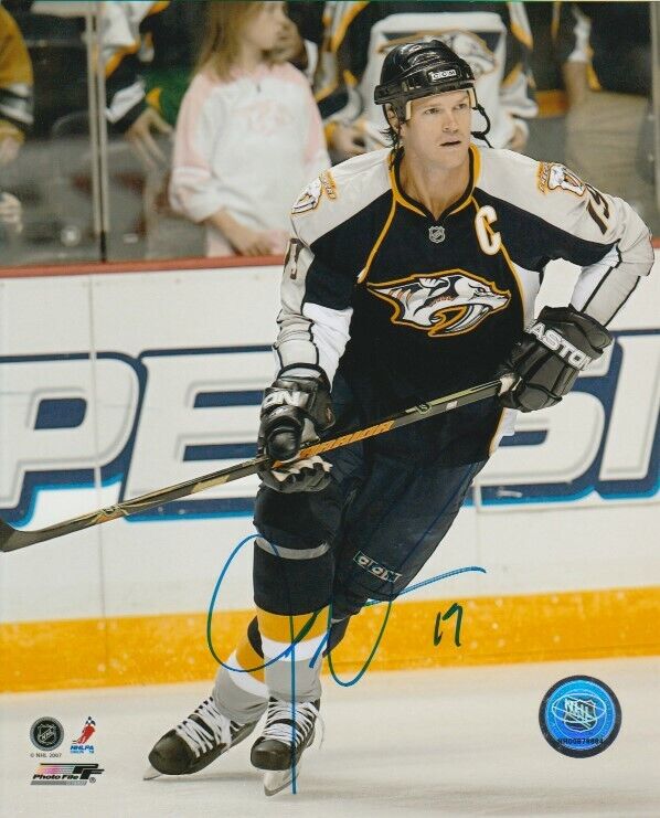 JASON ARNOTT SIGNED NASHVILLE PREDATORS 8x10 Photo Poster painting #2 Autograph